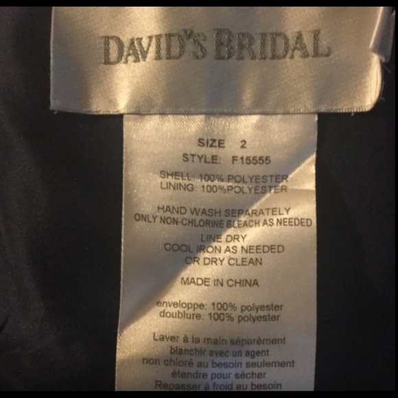 Long Strapless Chiffon Bridesmaid Dress - Picture 2 of 2